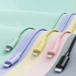 Joyroom S-02524M13 Braided USB-C to Lightning Cable 20W Πράσινο 0.25m - Image 3