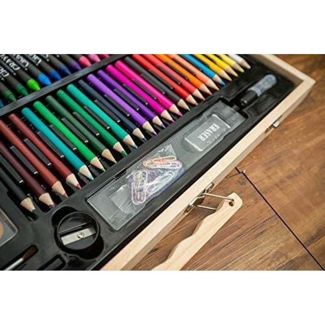 Σετ Ζωγραφικής 251τμχ σε Βαλιτσάκι Ξύλινο 48x6x38cm - Image 7