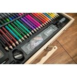 Σετ Ζωγραφικής 251τμχ σε Βαλιτσάκι Ξύλινο 48x6x38cm - Image 7