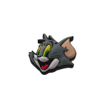 Αξεσουάρ για Διακόσμηση Παπουτσιών Crocs σχέδιο Tom Γκρι τύπου Tom & Jerry