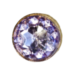 Μεταλλικό Αξεσουάρ για Διακόσμηση Παπουτσιών Crocs σχέδιο Circle Purple Gem - Image 4