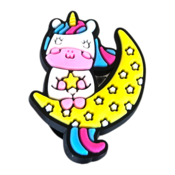 Αξεσουάρ για Διακόσμηση Παπουτσιών Crocs Μονόκερος Στο Φεγγάρι