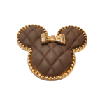 Μεταλλικό Αξεσουάρ για Διακόσμηση Παπουτσιών Crocs σχέδιο Minnie Brown with bow