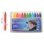Αποκριάτικο Face Painting και Body Painting Πολύχρωμο 12τμχ - Image 9