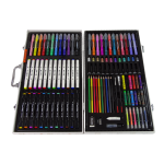 Σετ Ζωγραφικής 94 Τεμαχίων με Βαλιτσάκι Μεταφοράς με Χαρούμενα Ζωάκια - Image 3