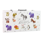 Σετ Ζωγραφικής 94 Τεμαχίων με Βαλιτσάκι Μεταφοράς με Χαρούμενα Ζωάκια - Image 2