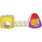 Μπαλοπισίνα Σπιτάκι με Τούνελ από Ύφασμα για 3+ Ετών - Image 5