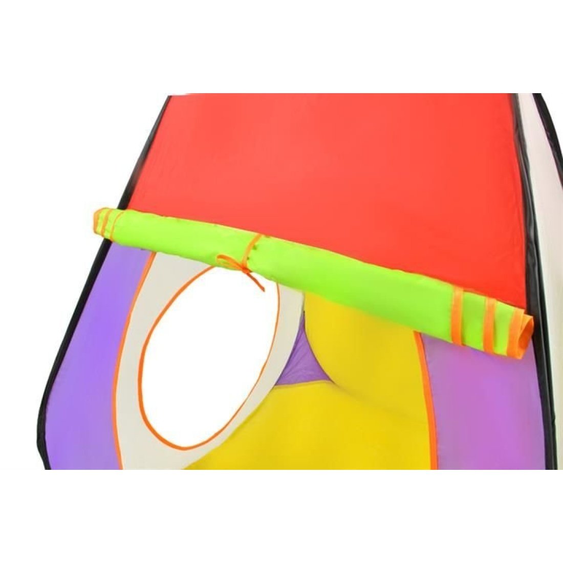 Μπαλοπισίνα Σπιτάκι με Τούνελ από Ύφασμα για 3+ Ετών - Image 7