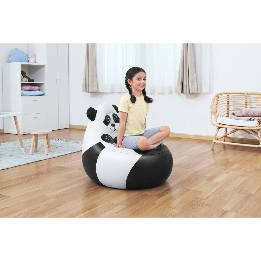 Πουφ Πολυθρόνα Bestway Σχέδιο Panda 72 x 72 x 64 cm - Image 4