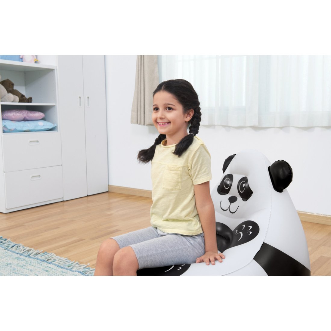 Πουφ Πολυθρόνα Bestway Σχέδιο Panda 72 x 72 x 64 cm - Image 2