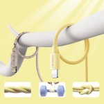 Joyroom S-2024M13 Braided USB-C to Lightning Cable 20W Κίτρινο 2m - Image 3