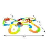 Μαγική Πίστα με Ράγες και Αυτοκινητάκια που Φωτίζουν Στο Σκοτάδι 484τμχ - Image 3