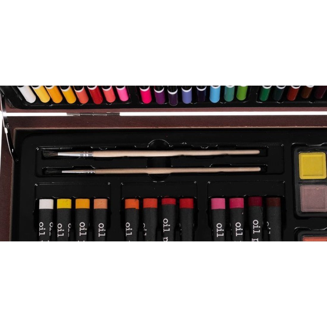 Σετ Ζωγραφικής 142 Τεμαχίων με Ξύλινο Βαλιτσάκι Μεταφοράς - Image 8