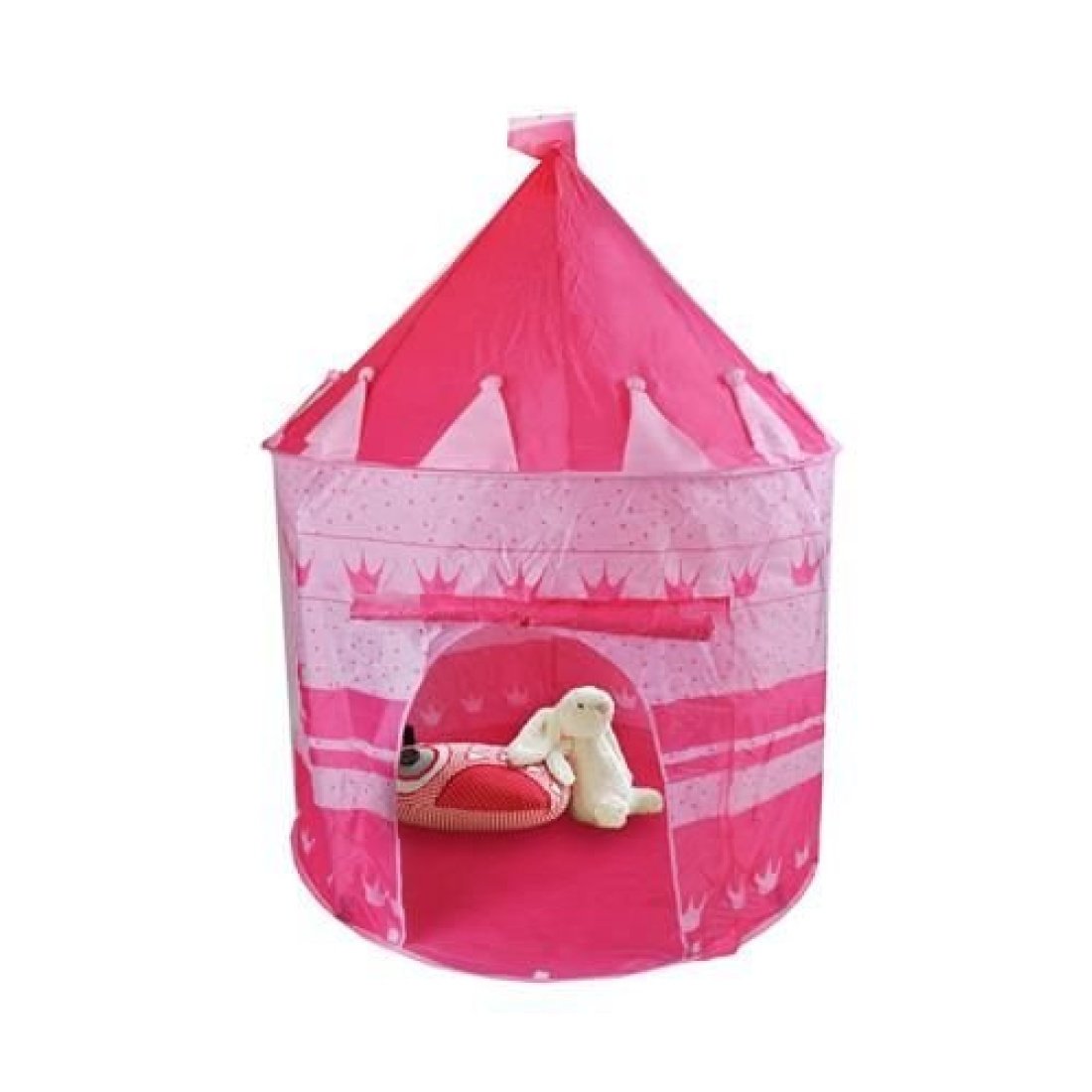 Παιδική Σκηνή Pop Up Tent, σε σχήμα κάστρου με ύψος 105cm σε ροζ χρώμα - Image 4