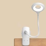 Hurtel LED reading lamp with clip + white micro USB cable Λευκό - Image 3