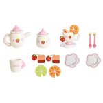 Ξύλινο Παιχνίδι Σετ Τσαγιού Ξύλινο Σερβίτσιο Τσαγιού 16τμχ - Image 5