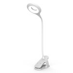 Hurtel LED reading lamp with clip + white micro USB cable Λευκό - Image 16