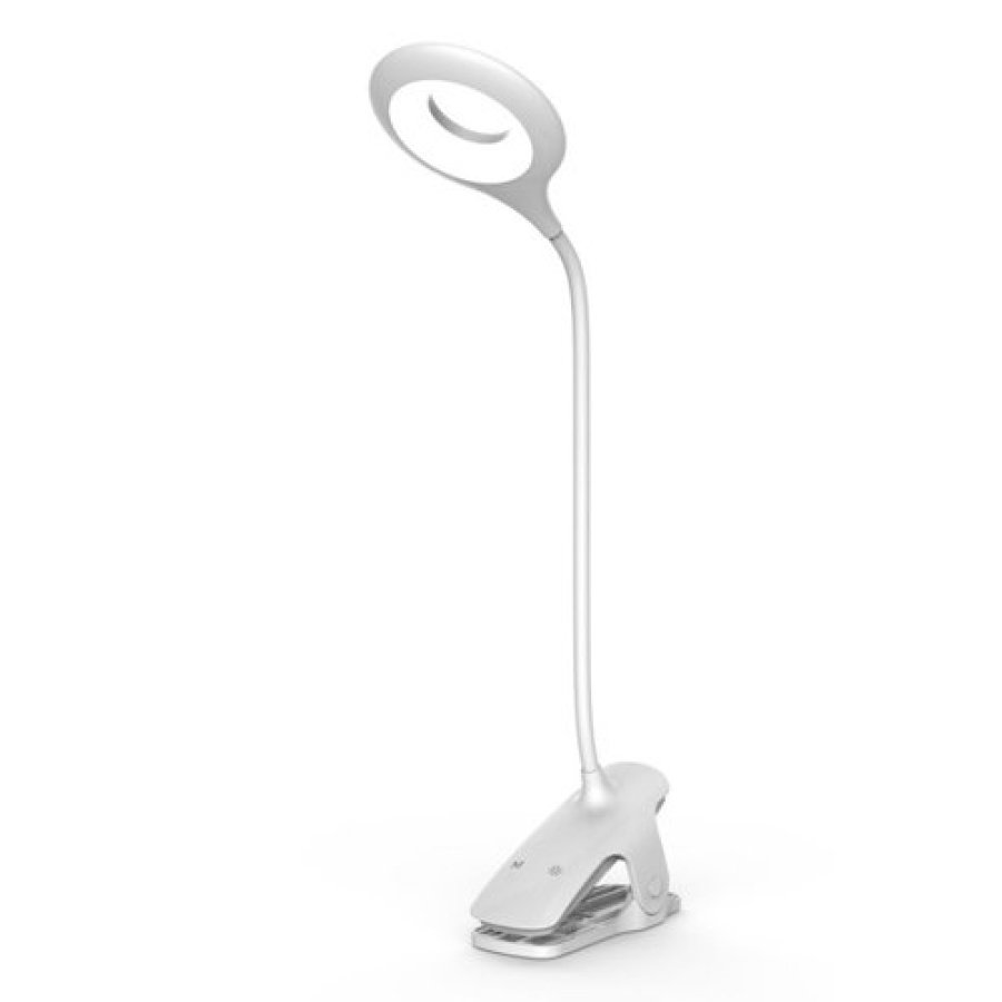 Hurtel LED reading lamp with clip + white micro USB cable Λευκό - Image 16