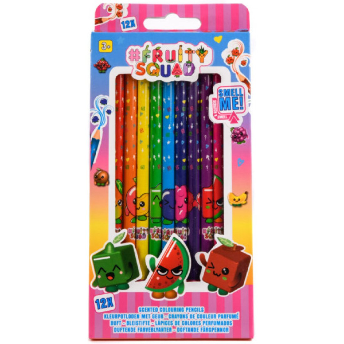 Fruity Squad Σετ Ξυλομπογιές 12τμχ - Image 4