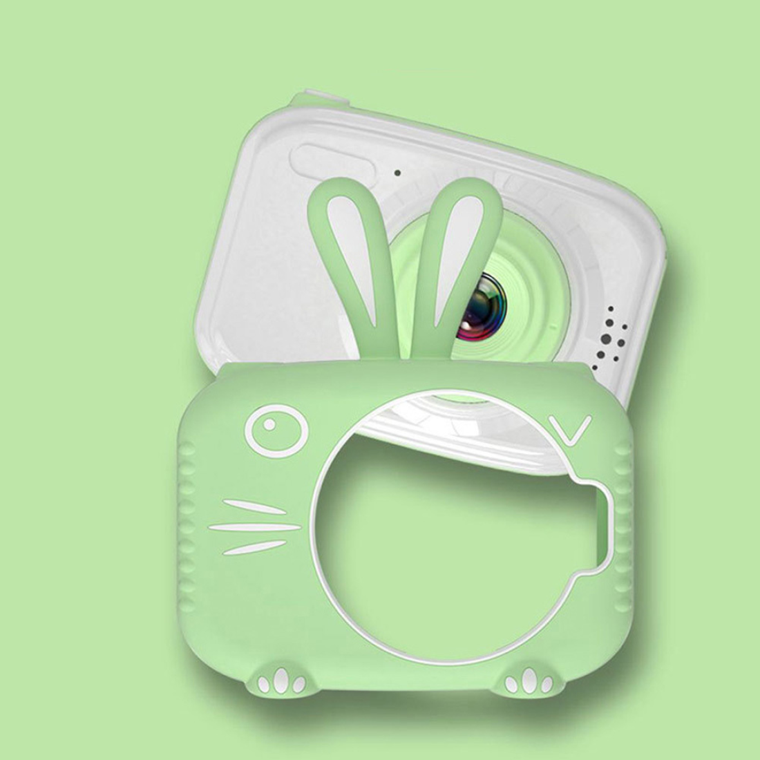 Παιδική selfie κάμερα, ψηφιακή κάμερα Bunny για αγόρια και κορίτσια ηλικίας 3+ ετών, με οθόνη HD 8 Mp Πράσινο - Image 3