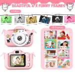 Ψηφιακή φωτογραφική μηχανή για παιδιά C10 Γατα Ροζ - Image 4