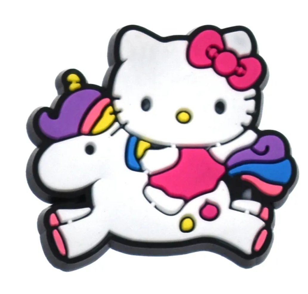 Screenshot_2023-04-08-22-41-39-37_a04944f99a062af0791c9039e89fa6b9 Διακοσμητικό παπουτσιών Crocs σχέδιο τύπου Hello Kitty με Μονόκερο - Image 1