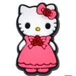 Αξεσουάρ για Διακόσμηση Παπουτσιών Crocs σχέδιο Hello Kitty Φόρεμα Ροζ