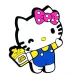 Αξεσουάρ για Διακόσμηση Παπουτσιών Crocs σχέδιο Hello Kitty με Pop Corn