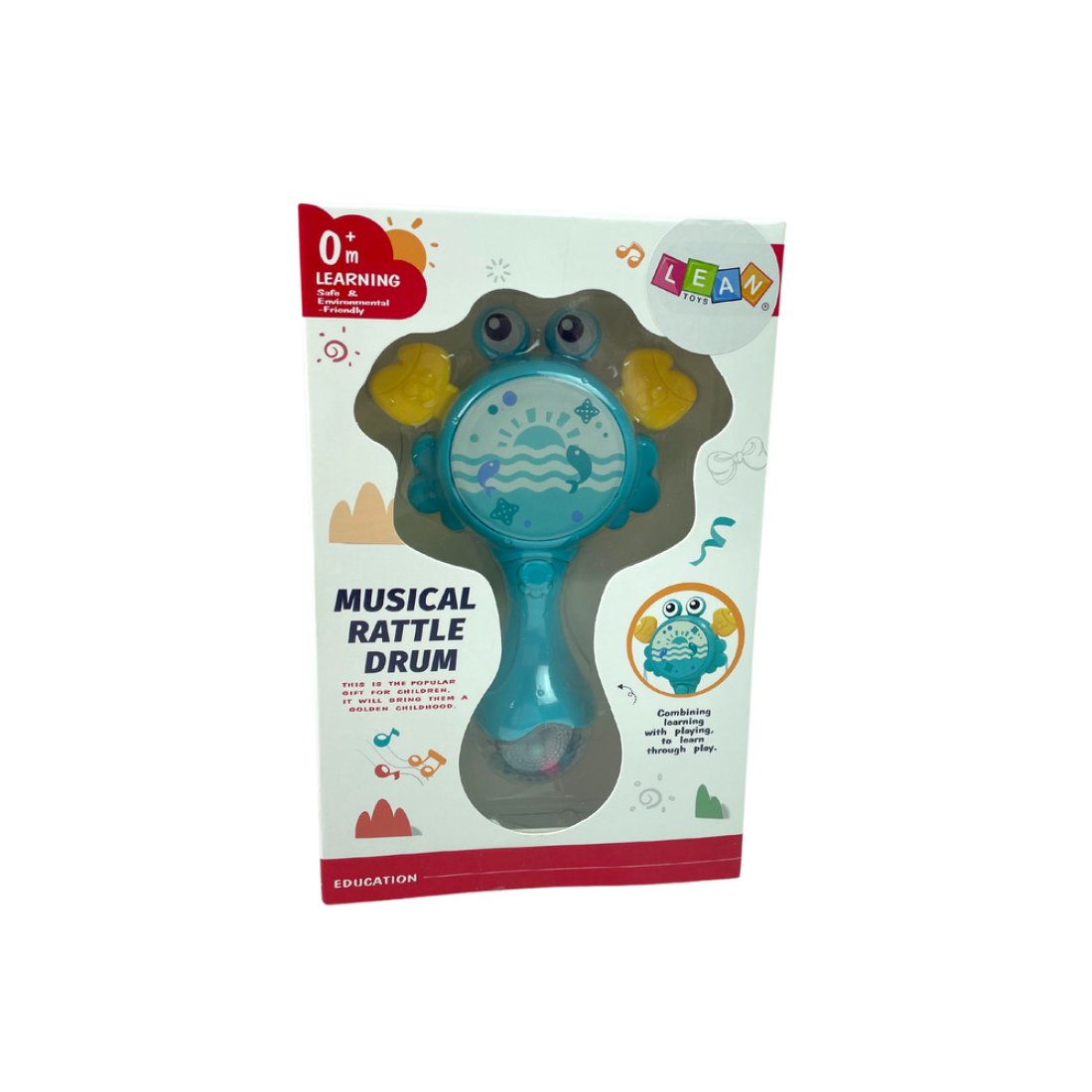 Παιδικό Μουσικό Παιχνίδι Τύμπανο Κάβουρας 0+ - Image 2
