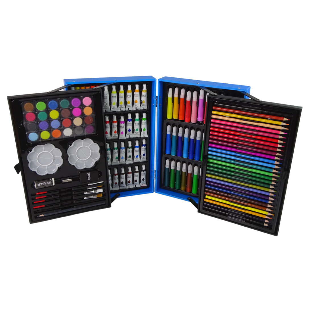 Σετ Ζωγραφικής 145 Τεμαχίων σε μπλε Βαλιτσάκι με Μονόκερο - Image 4