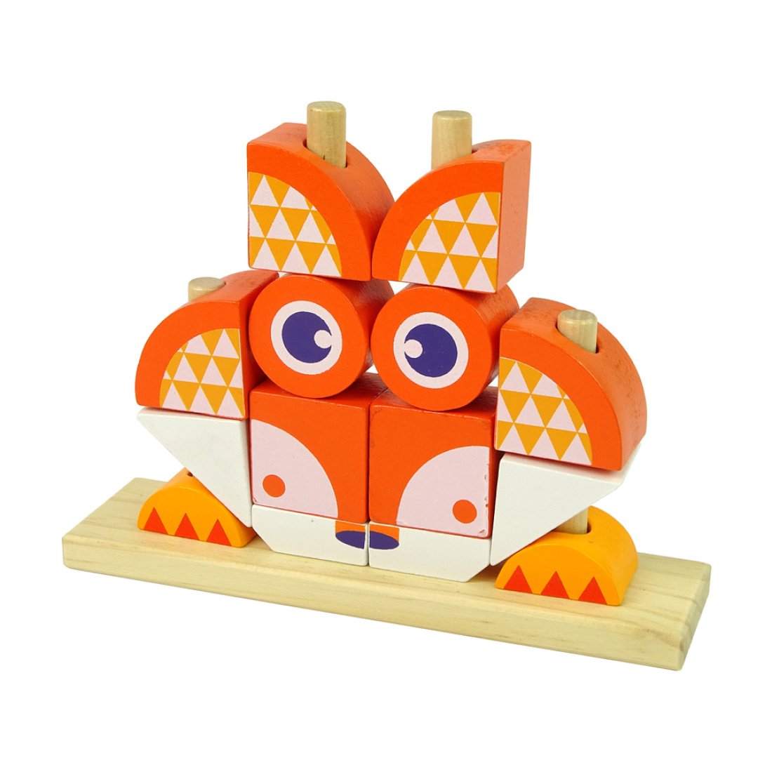 Κύβοι από Ξύλο Αλεπού για 1.5+ Ετών - Image 4