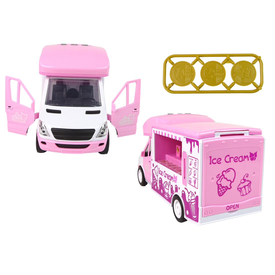 Διαδραστικό αυτοκίνητο με φως και ήχο Ice Cream Food Truck 3+ - Image 3