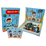 Μαγνητικό Παιχνίδι Κατασκευών Πρόσωπα-Κοστούμια 59 Κομμάτια για παιδιά 3+