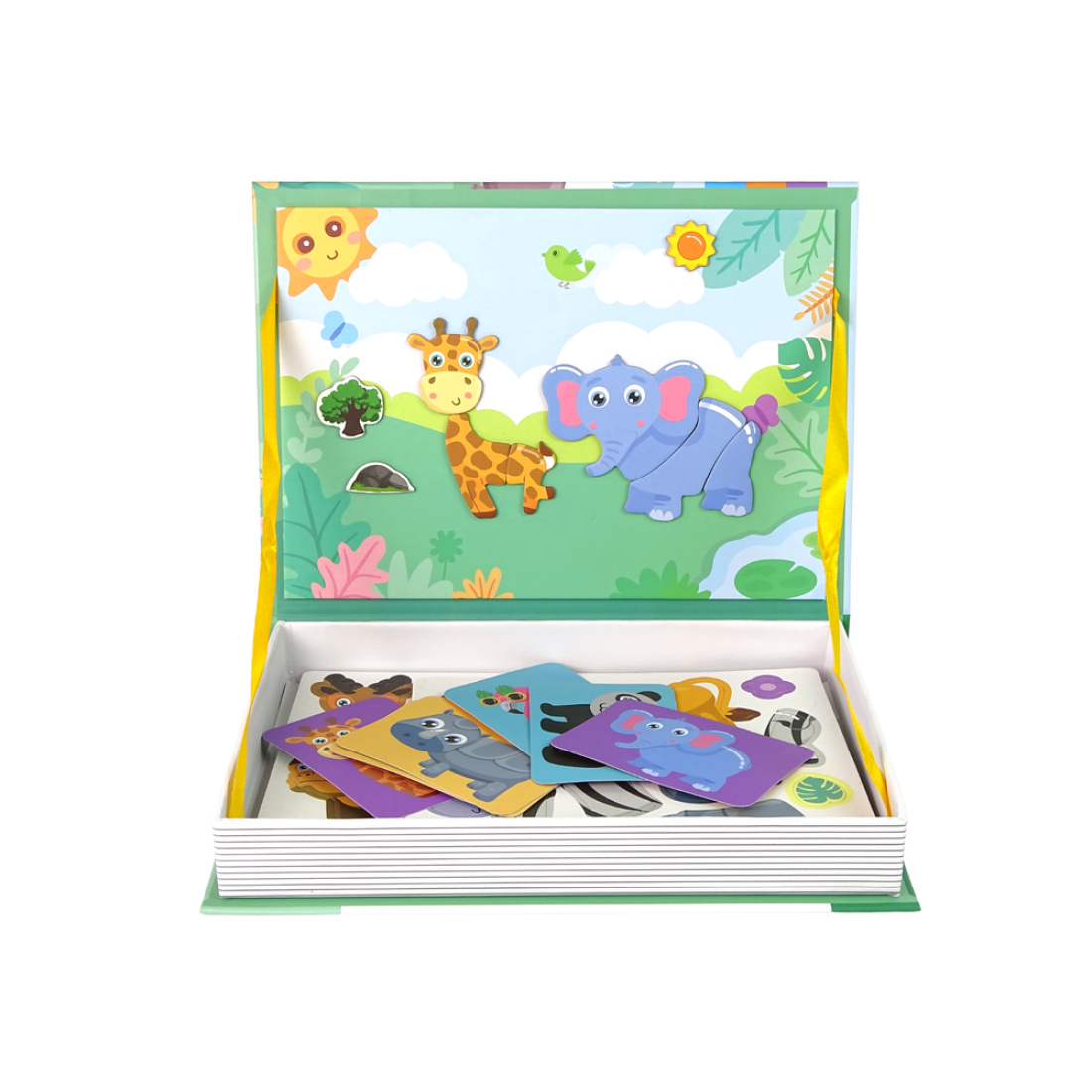 Μαγνητικό Παιχνίδι Κατασκευών Ζώα της Ζούγκλας 47 Κομμάτια για Παιδιά 3+ Ετών - Image 5