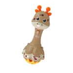 Κουδουνίστρα Καμηλοπάρδαλη με Φως και Ήχο Καφέ