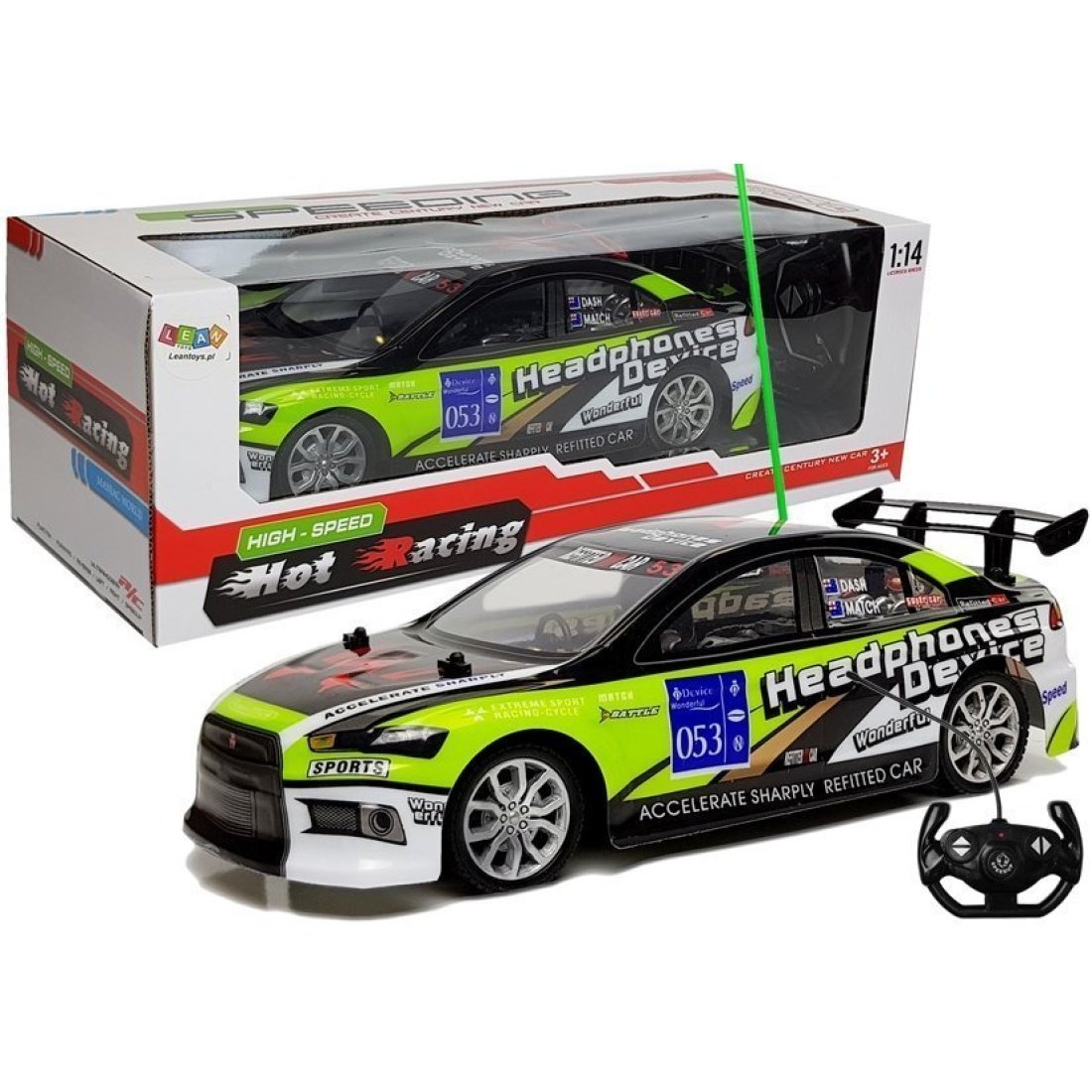 Τηλεκατευθυνόμενο Αυτοκίνητο R/C 27 MHz Πράσινο - Image 6