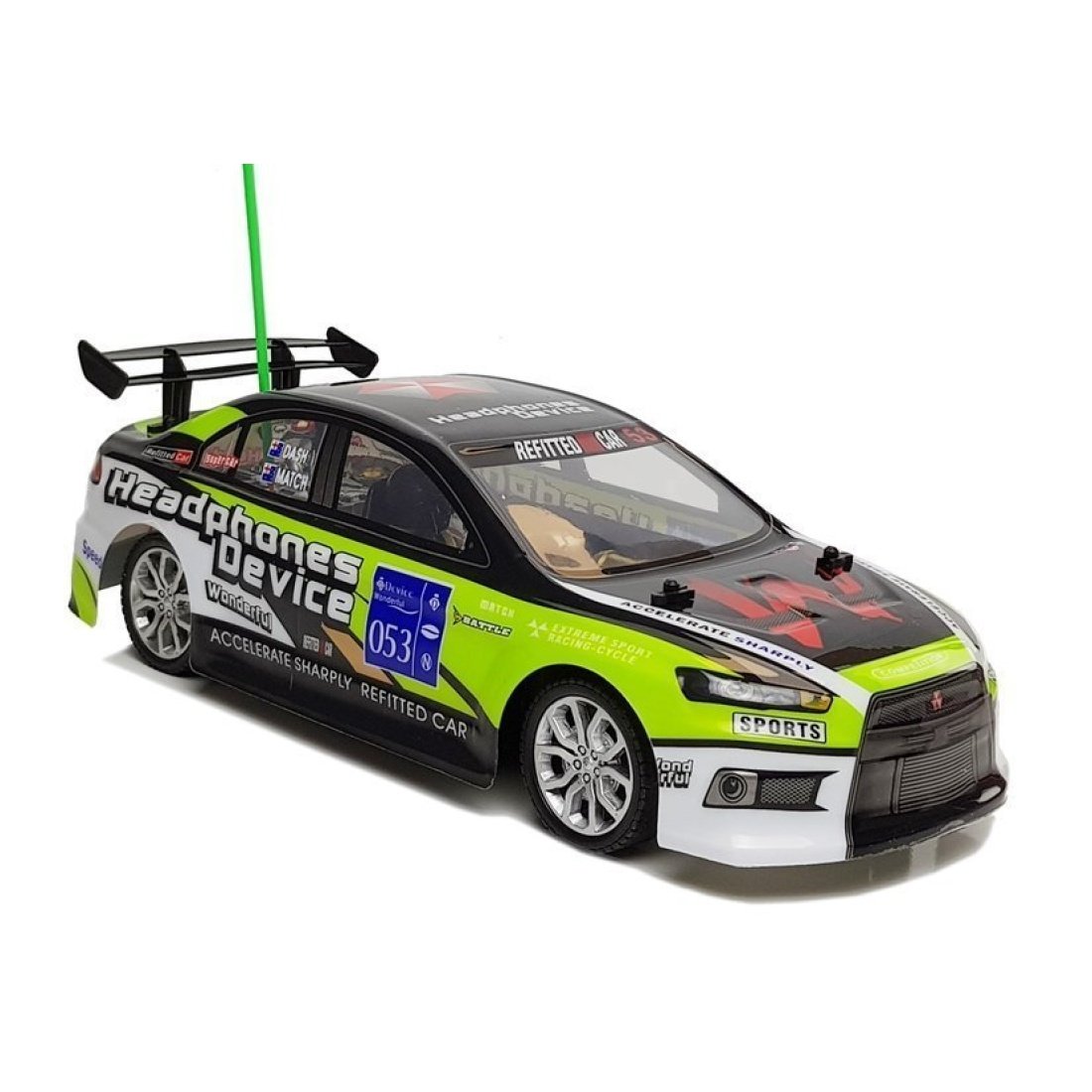 Τηλεκατευθυνόμενο Αυτοκίνητο R/C 27 MHz Πράσινο - Image 5