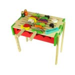 Μεγάλο Παιδικό Σετ Μπάρμπεκιου από Ξύλο 3+