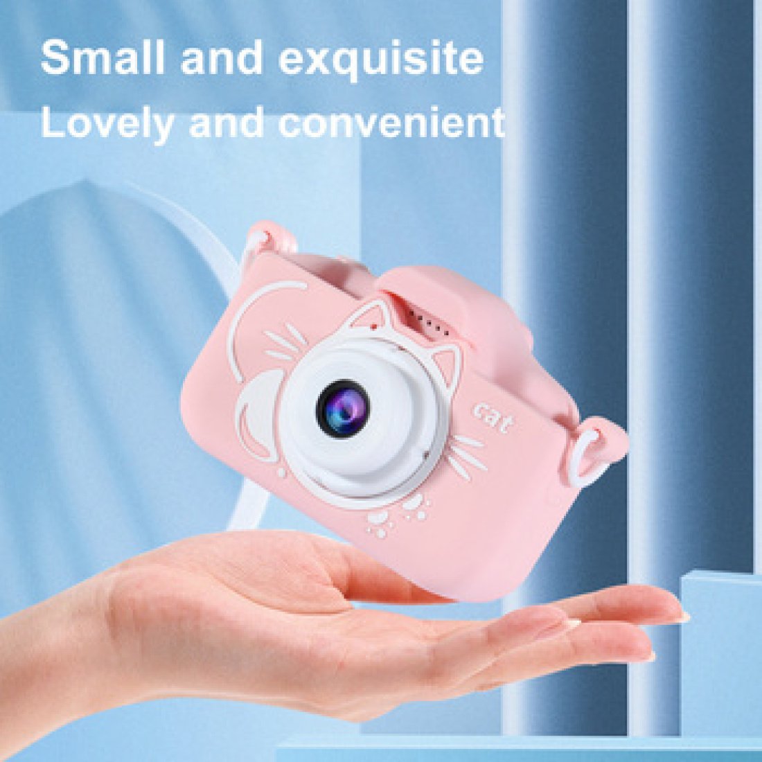 ΨΗΦΙΑΚΗ ΚΑΜΕΡΑ ΓΙΑ ΠΑΙΔΙΑ C9 ΓΑΤΟΥΛΑ ΡΟΖ - Image 4