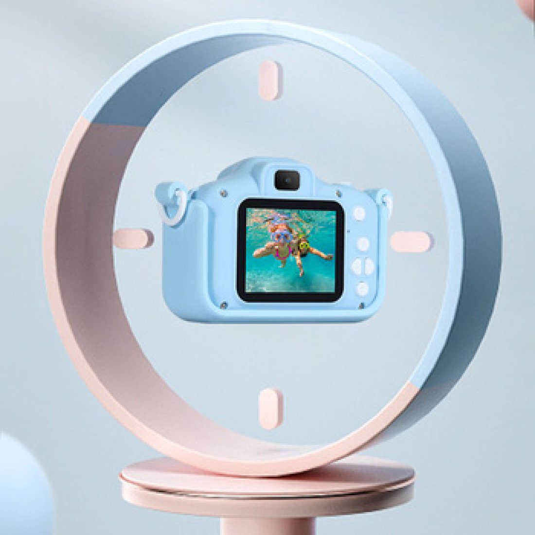 ΨΗΦΙΑΚΗ ΚΑΜΕΡΑ ΓΙΑ ΠΑΙΔΙΑ C9 ΓΑΤΟΥΛΑ ΜΠΛΕ - Image 3