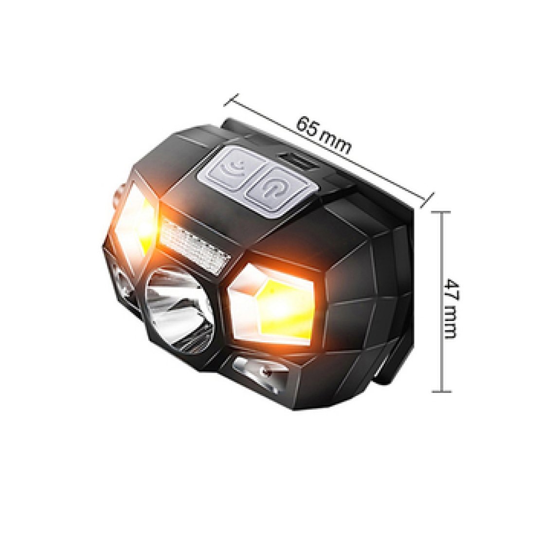 Επαναφορτιζόμενος Αδιάβροχος Φακός Κεφαλής LED - Image 6