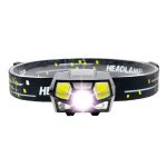 Επαναφορτιζόμενος Αδιάβροχος Φακός Κεφαλής LED