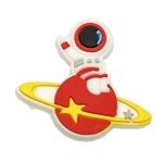 Αξεσουάρ για Διακόσμηση Παπουτσιών Crocs σχέδιο Αστροναύτης Διάστημα Λευκο Κόκκινο