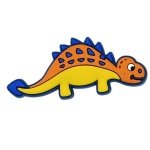 Αξεσουάρ για Διακόσμηση Παπουτσιών Crocs σχέδιο Στεγόσαυρος Πορτοκαλί Δεινόσαυρος