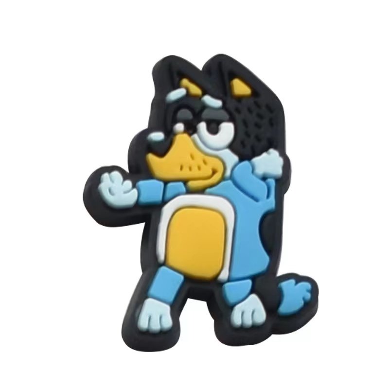 01 (36) Αξεσουάρ για Διακόσμηση Παπουτσιών Crocs σχέδιο Bandit Bluey Μπλε - Image 1