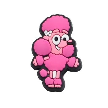 Αξεσουάρ για Διακόσμηση Παπουτσιών Crocs σχέδιο Σκυλί Ροζ