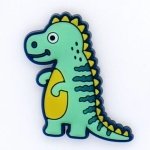 Αξεσουάρ για Διακόσμηση Παπουτσιών Crocs σχέδιο T-Rex Πράσινος Δεινόσαυρος