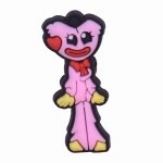 Αξεσουάρ για Διακόσμηση Παπουτσιών Crocs σχέδιο Huggy Wuggy Kissy Missy Μωβ Ολόσωμη