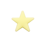 Αξεσουάρ για Διακόσμηση Παπουτσιών Crocs σχέδιο Αστέρι Φωσφορούχο