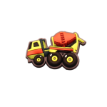 Αξεσουάρ για Διακόσμηση Παπουτσιών Crocs σχέδιο Μπετονιέρα Κίτρινο-Κόκκινη